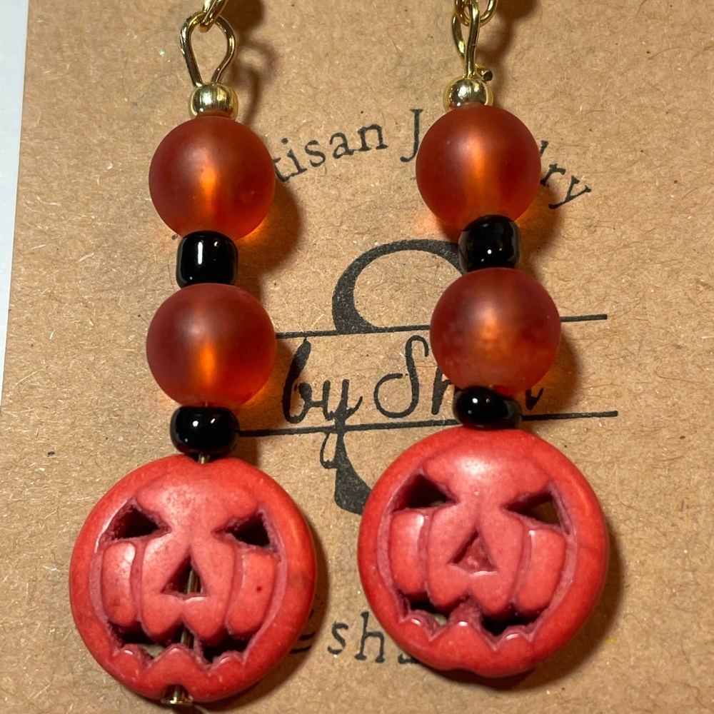 Halloween/Pumpkin Earrings - NWT